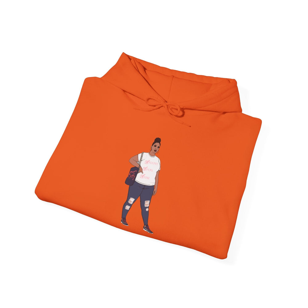 Jana Small-5xl Plus Size Model Caricature Hoodie Sweatshirt Hoodie Printify 