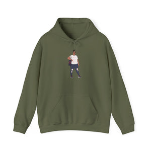 Jana Small-5xl Plus Size Model Caricature Hoodie Sweatshirt Hoodie Printify Military Green S 