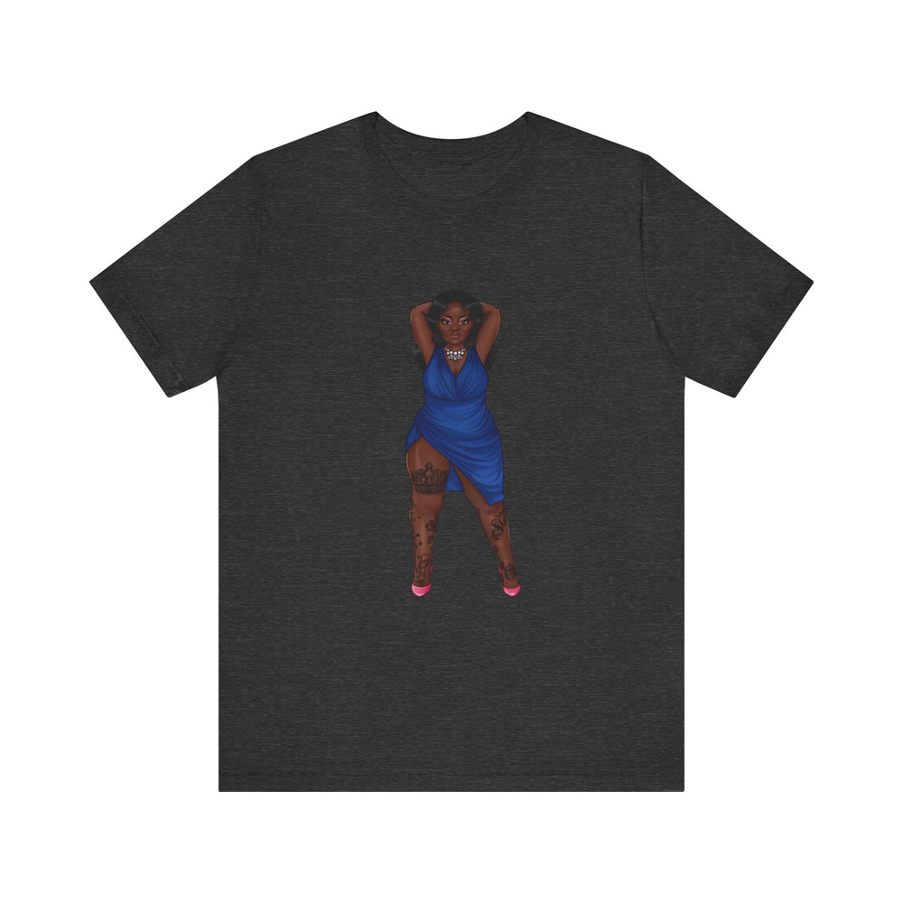 Kendra Plus Size Show Off Your Fluff Tshirt T-Shirt Printify Dark Grey Heather S 