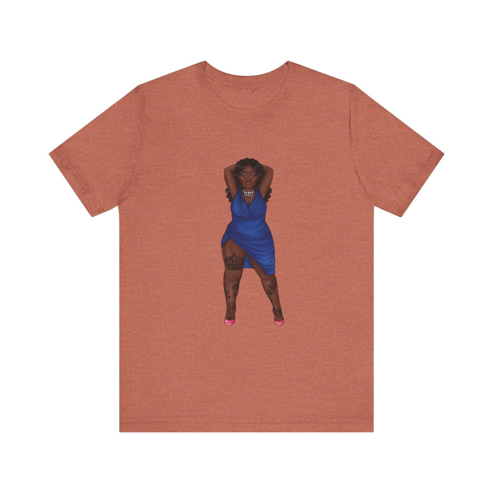 Kendra Plus Size Show Off Your Fluff Tshirt T-Shirt Printify Heather Clay XS 