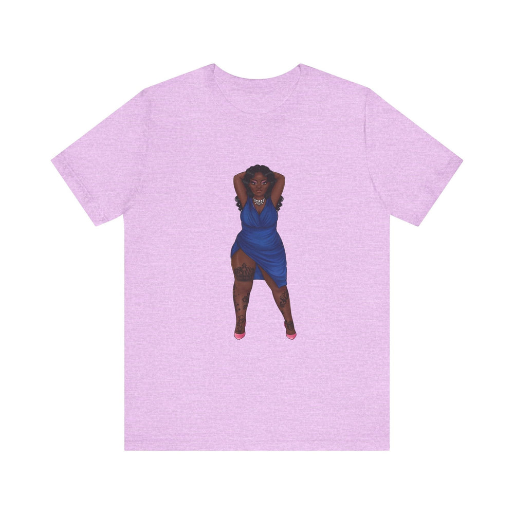 Kendra Plus Size Show Off Your Fluff Tshirt T-Shirt Printify Heather Prism Lilac XS 