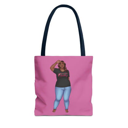 LaTonya Tote Bag (AOP) Bags Printify 13" × 13'' Navy 