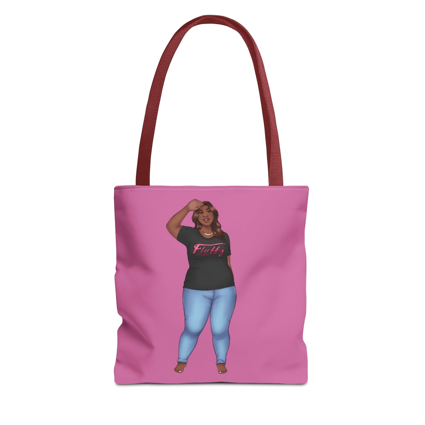 LaTonya Tote Bag (AOP) Bags Printify 13" × 13'' Red 