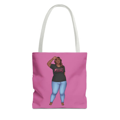 LaTonya Tote Bag (AOP) Bags Printify 13" × 13'' White 