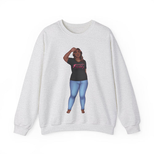 LaTonya Unisex Heavy Blend™ Crewneck Sweatshirt Sweatshirt Printify S Ash 