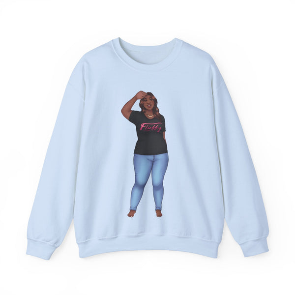 LaTonya Unisex Heavy Blend™ Crewneck Sweatshirt Sweatshirt Printify S Light Blue 