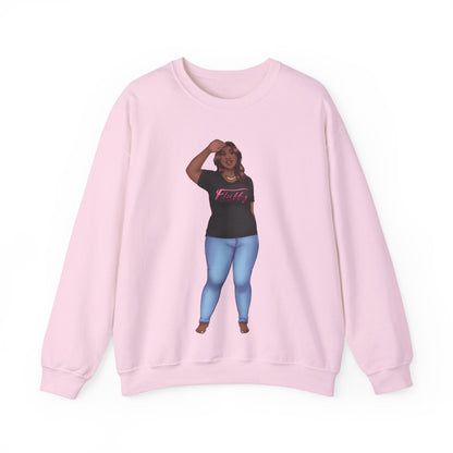 LaTonya Unisex Heavy Blend™ Crewneck Sweatshirt Sweatshirt Printify S Light Pink 