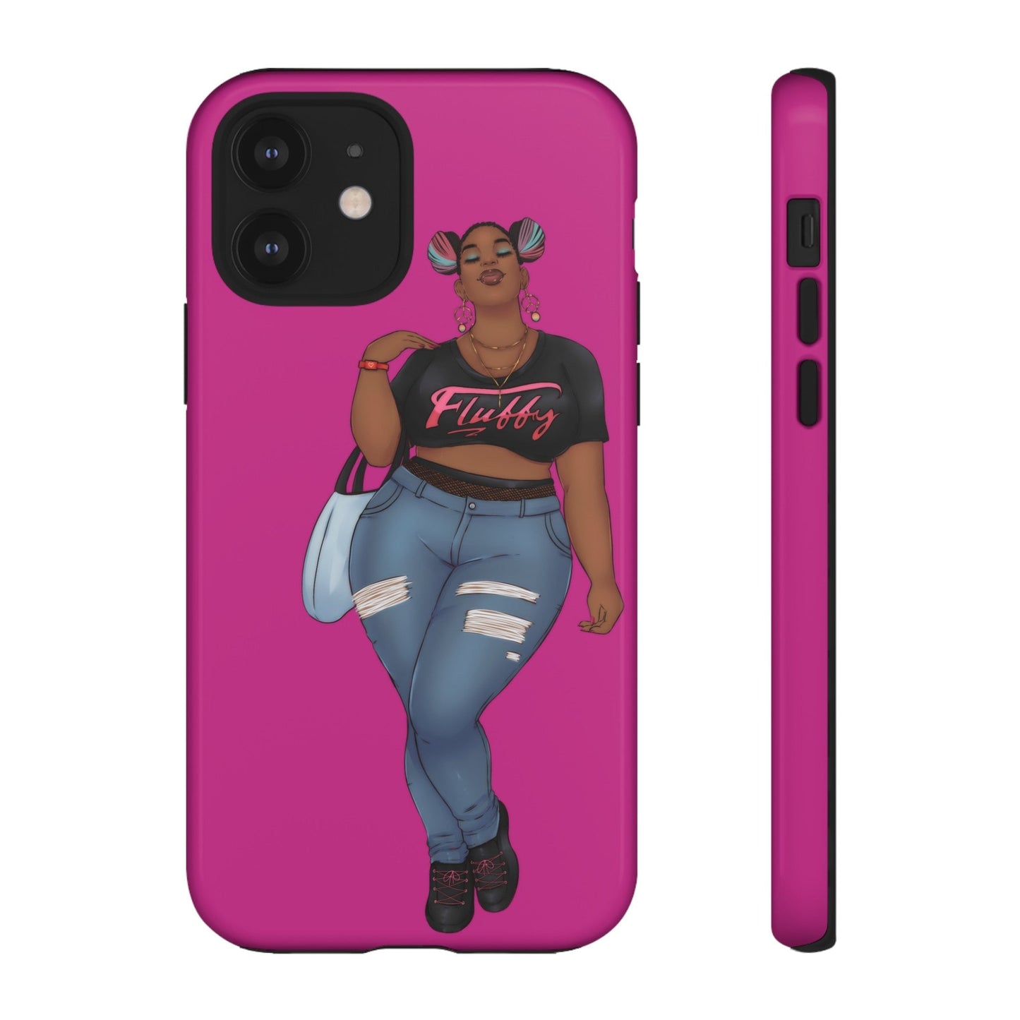 Mimi IPhone Tough Cellphone Cases Phone Case Printify iPhone 12 Glossy 