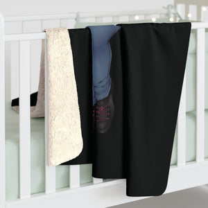 Mimi Sherpa Fleece Blanket Home Decor Printify 