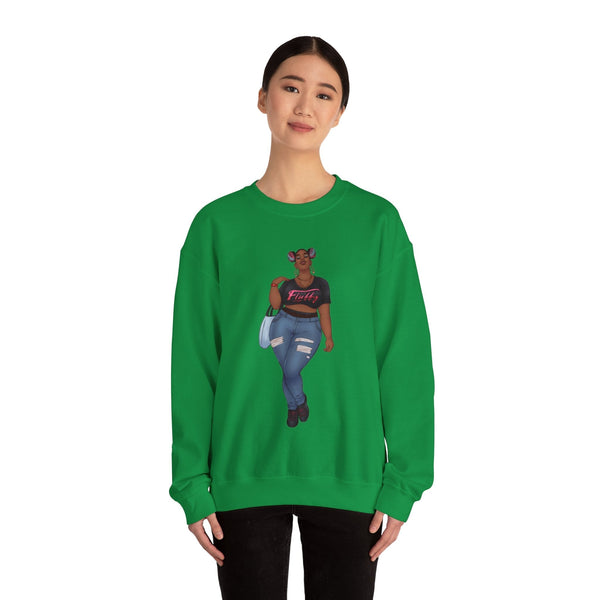 Mimi Sweatshirt Unisex Heavy Blend Crewneck Sweatshirt Printify 