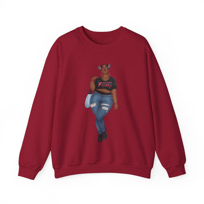 Mimi Sweatshirt Unisex Heavy Blend Crewneck Sweatshirt Printify S Cardinal Red 