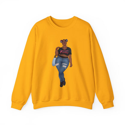 Mimi Sweatshirt Unisex Heavy Blend Crewneck Sweatshirt Printify S Gold 