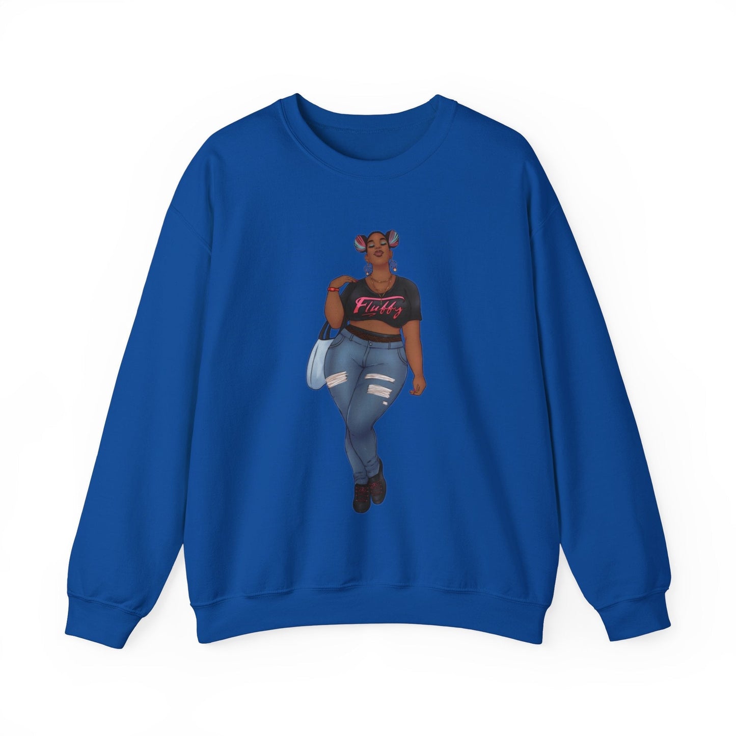 Mimi Sweatshirt Unisex Heavy Blend Crewneck Sweatshirt Printify S Royal 
