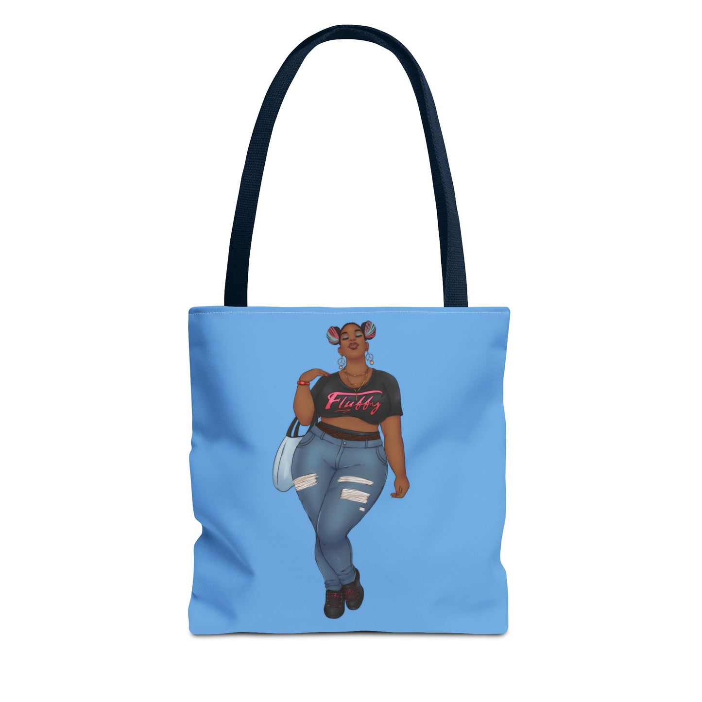 Mimi Tote Bag Bags Printify 13" × 13'' Navy 
