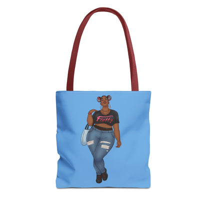 Mimi Tote Bag Bags Printify 13" × 13'' Red 