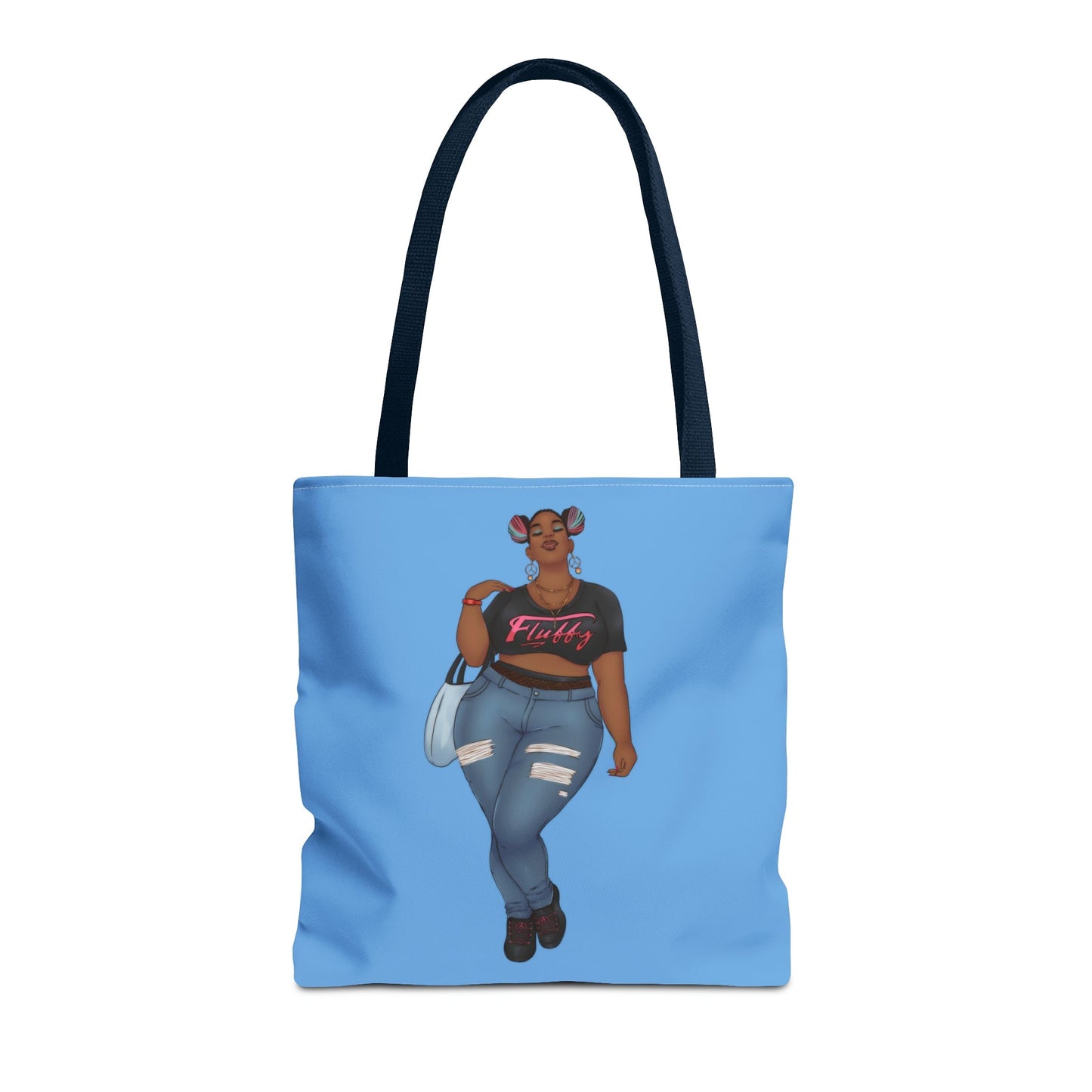 Mimi Tote Bag Bags Printify 16" × 16'' Navy 