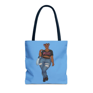 Mimi Tote Bag Bags Printify 16" × 16'' Navy 