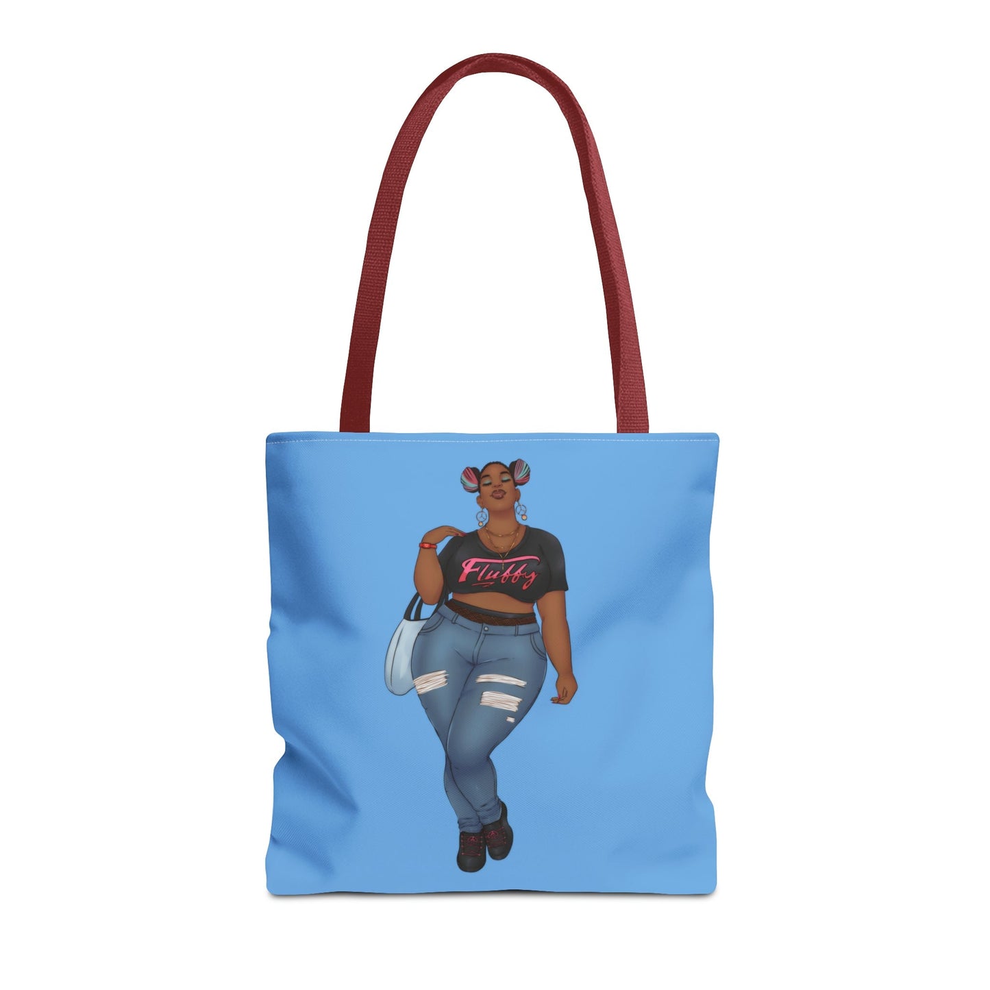 Mimi Tote Bag Bags Printify 16" × 16'' Red 