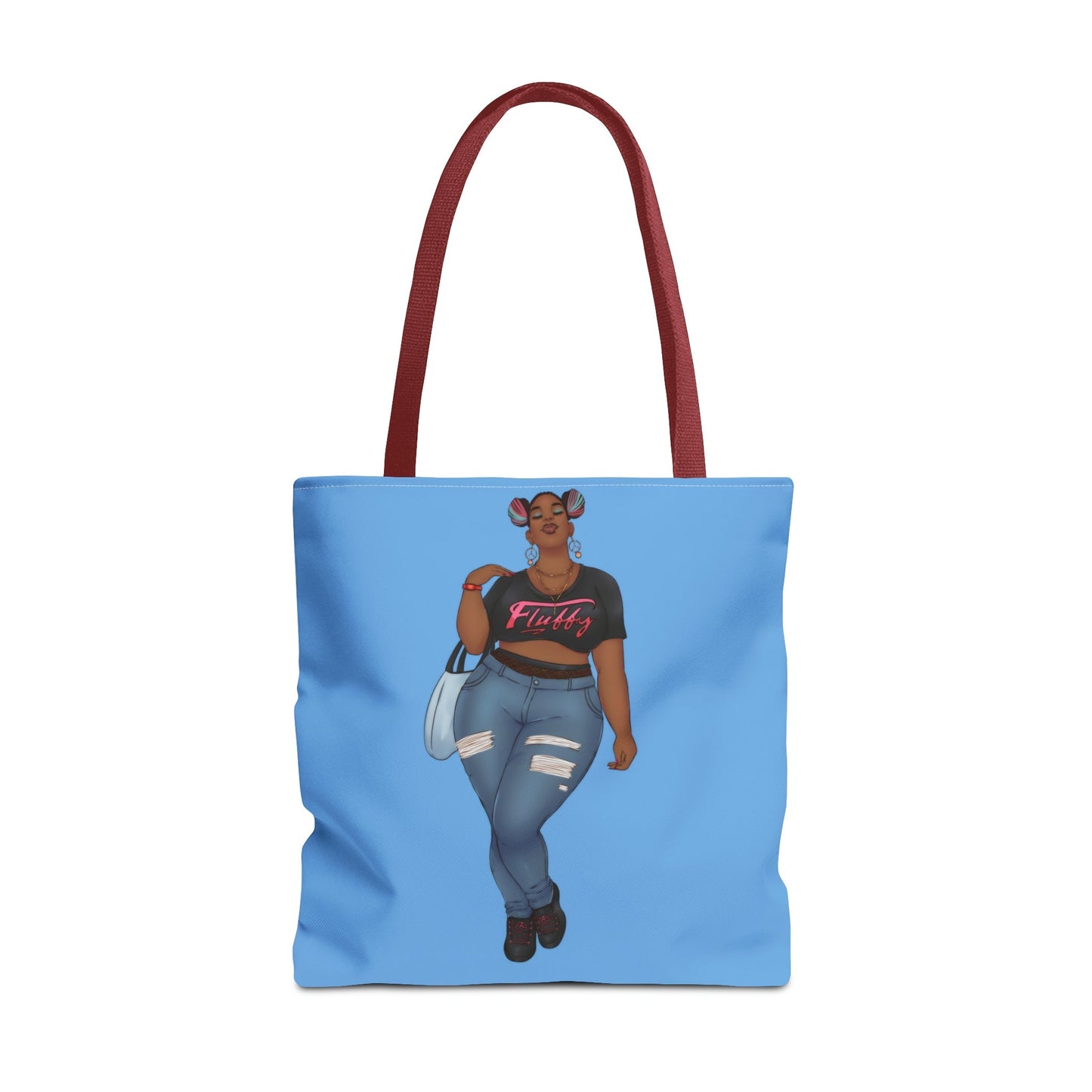 Mimi Tote Bag Bags Printify 18" × 18'' Red 