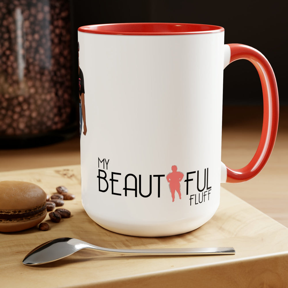 Mimi Two-Tone Coffee Mugs, 15oz Mug Printify 