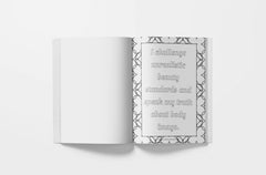 Plus Size Coloring Book for Women Self Love Gift – My Beautiful Canvas by My Beautiful Fluff
