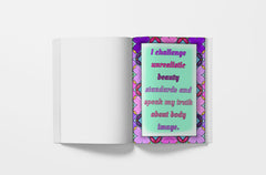 Digital Download Plus Size Coloring Book with Positive Affirmations – My Beautiful Canvas