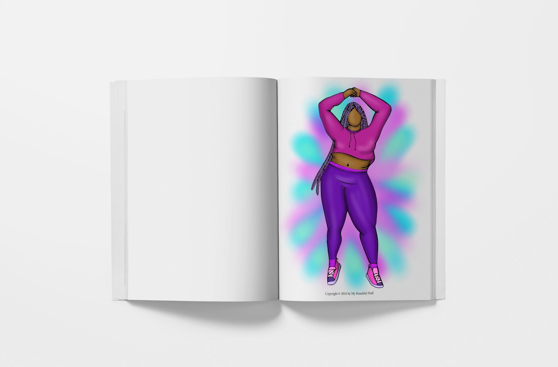 My Beautiful Canvas Digital Coloring Book My Beautiful Fluff 