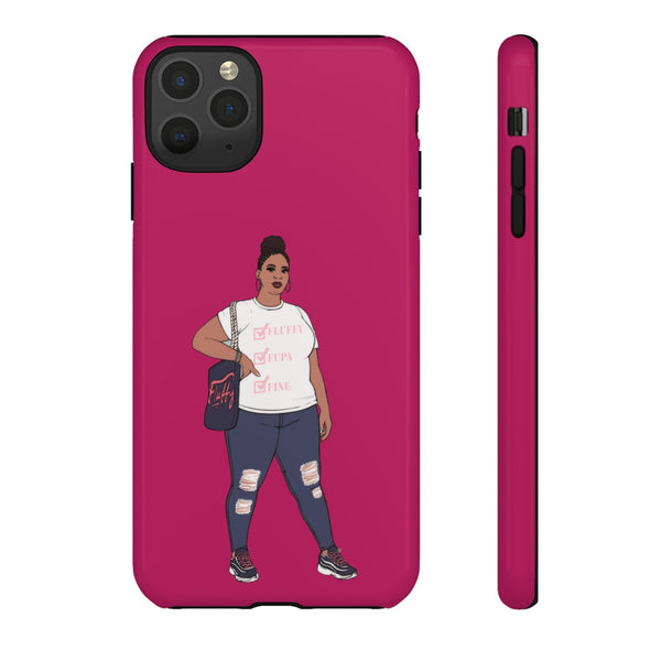 Phone Case - Jana Plus Size Model Show Off Your Fluff Contest Winner Phone Case Printify 