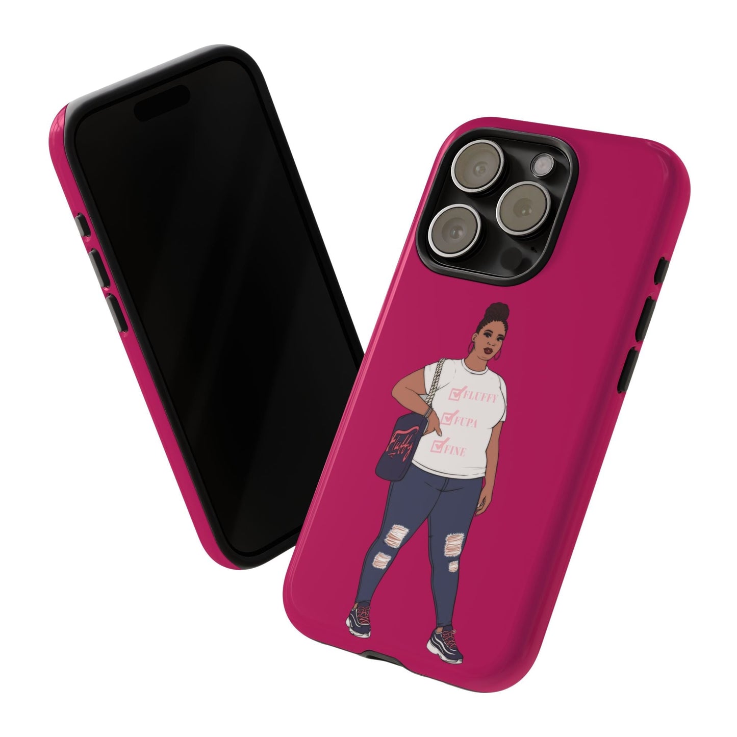 Phone Case - Jana Plus Size Model Show Off Your Fluff Contest Winner Phone Case Printify 