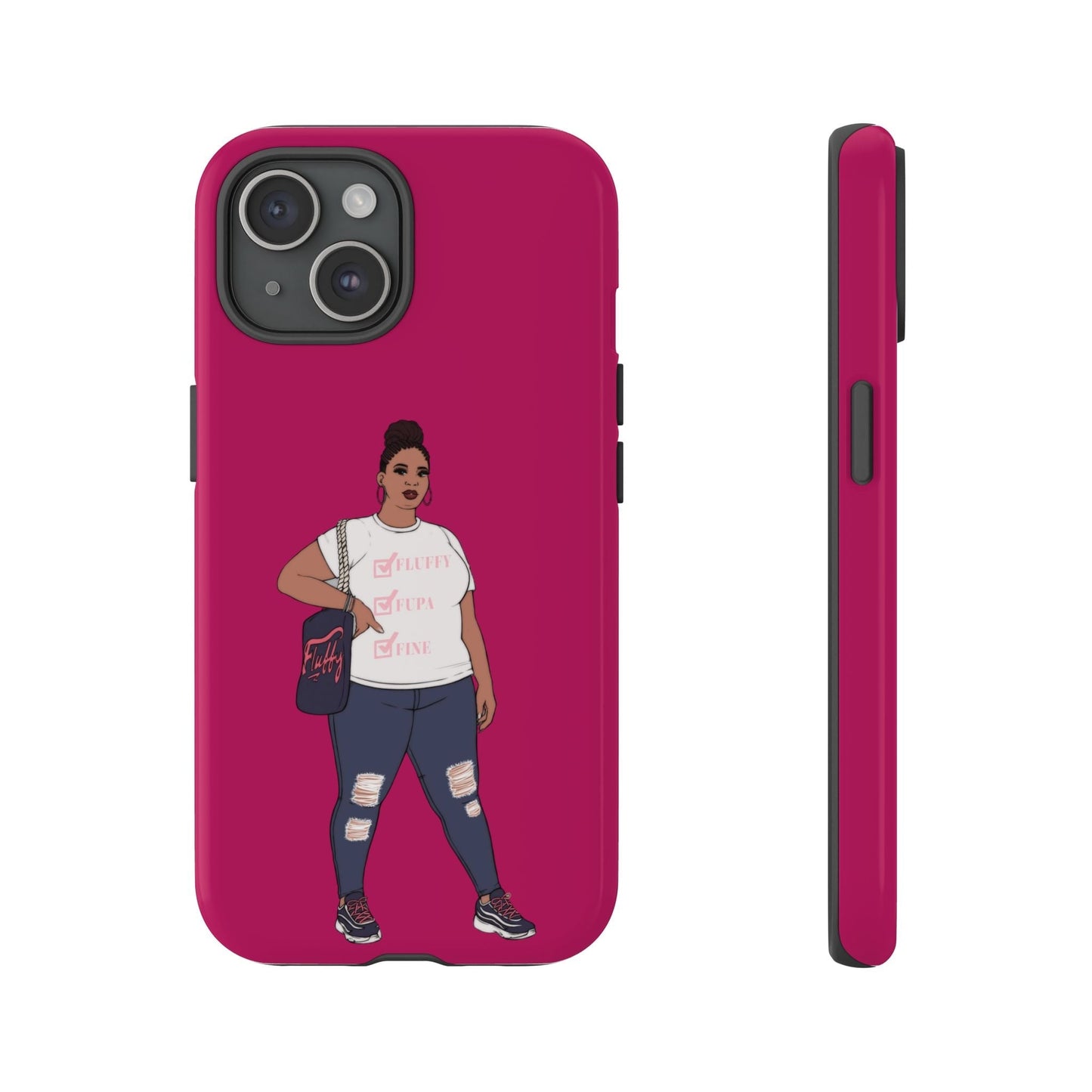 Phone Case - Jana Plus Size Model Show Off Your Fluff Contest Winner Phone Case Printify 