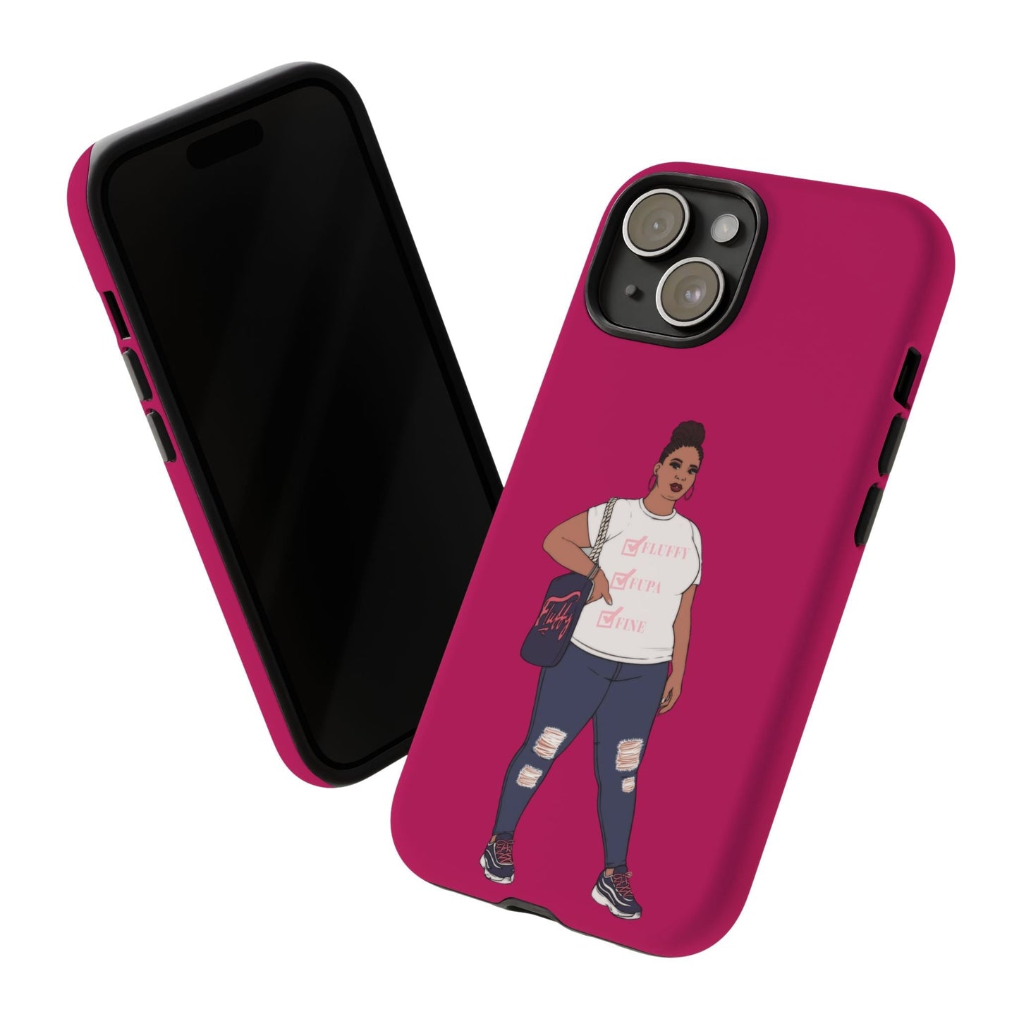 Phone Case - Jana Plus Size Model Show Off Your Fluff Contest Winner Phone Case Printify 