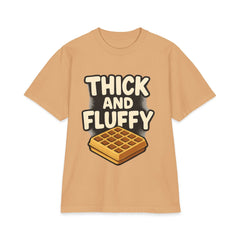 Plus Size Waffle Shirt — Thick & Fluffy S–7XL T-Shirt Printify S Khaki 