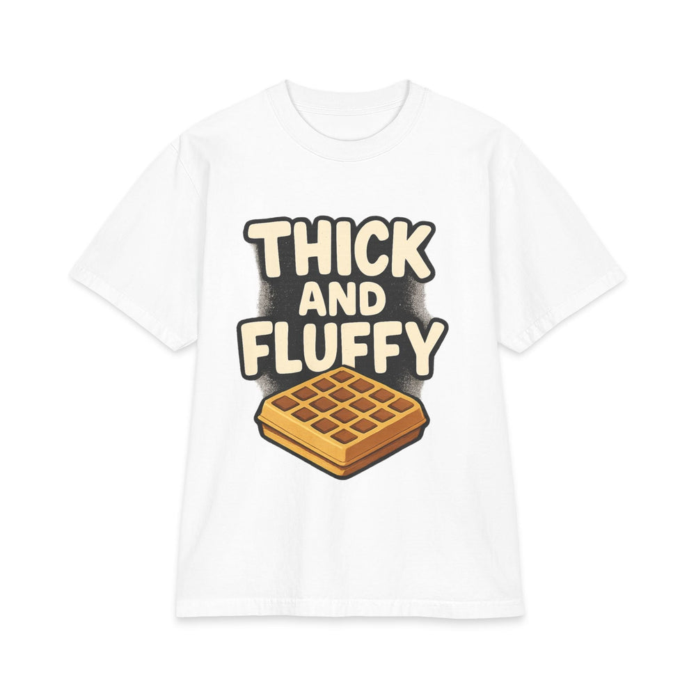 Plus Size Waffle Shirt — Thick & Fluffy S–7XL T-Shirt Printify S White 