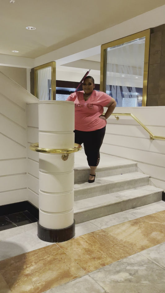 My Beautiful Fluff Hot Pink Signature Plus Size T-shirt