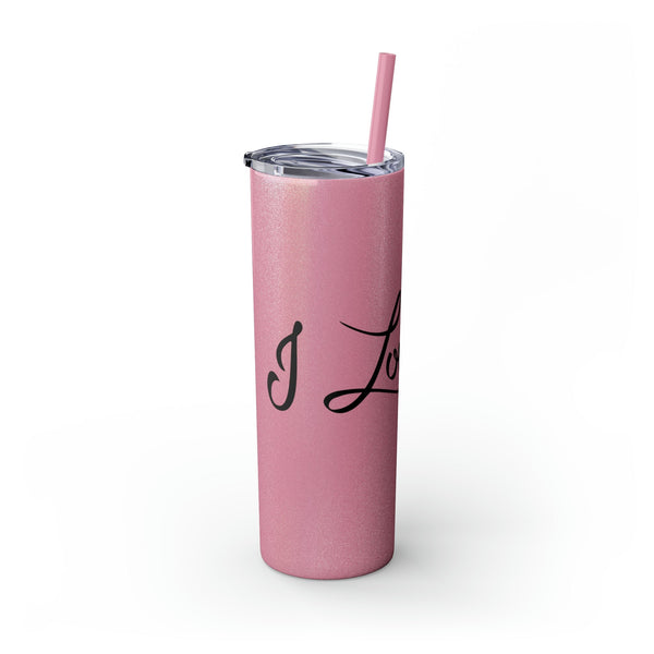 Skinny Tumbler with Straw, 20oz Mug Printify 
