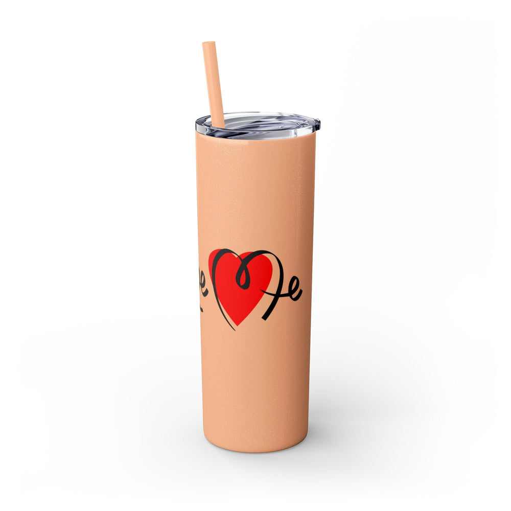 Skinny Tumbler with Straw, 20oz Mug Printify 