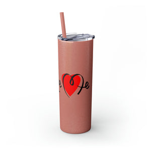 Skinny Tumbler with Straw, 20oz Mug Printify 