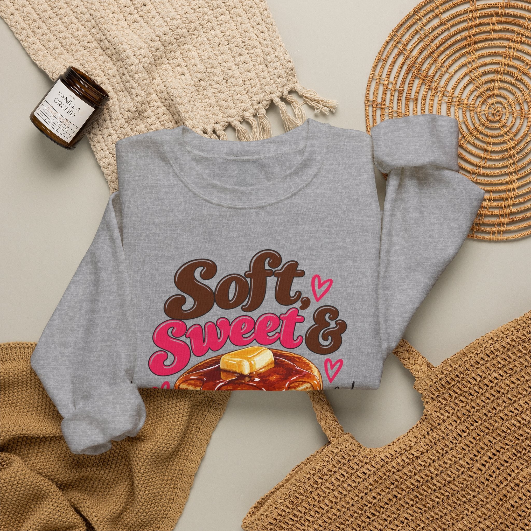 Soft Sweet & Stacked Beautiful Pancake Sweatshirt S-5XL Sweatshirt Printify 