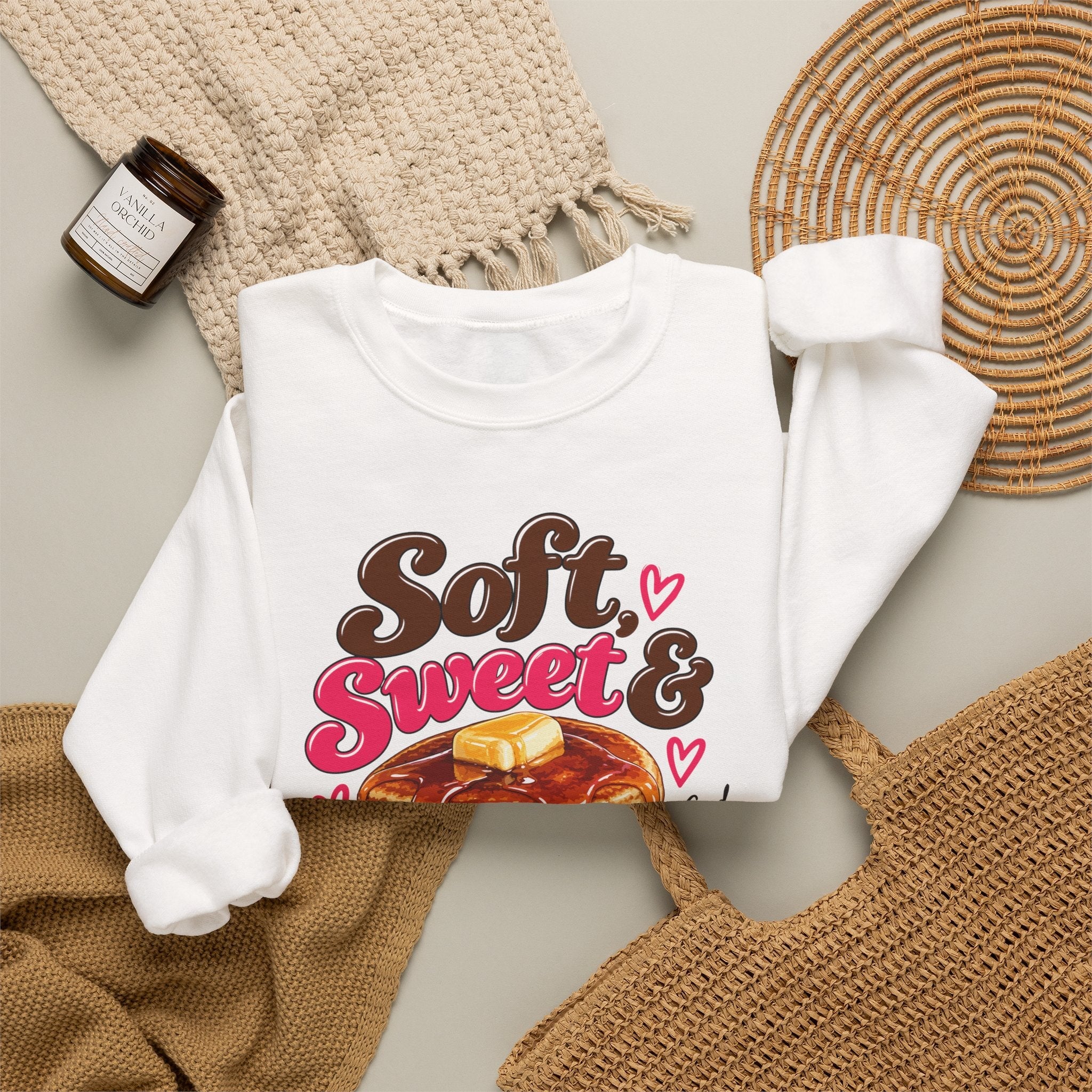 Soft Sweet & Stacked Beautiful Pancake Sweatshirt S-5XL Sweatshirt Printify 