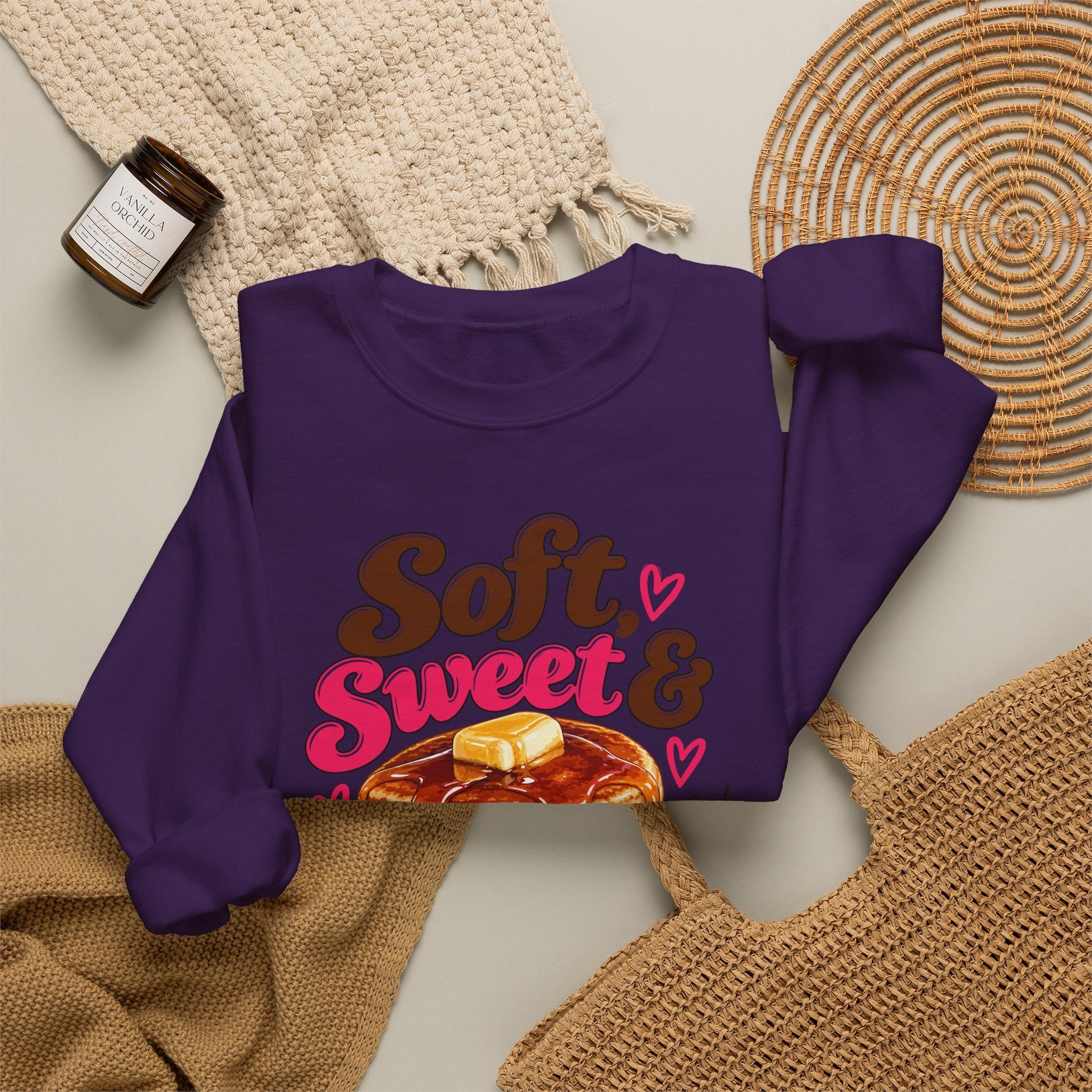 Soft Sweet & Stacked Beautiful Pancake Sweatshirt S-5XL Sweatshirt Printify 