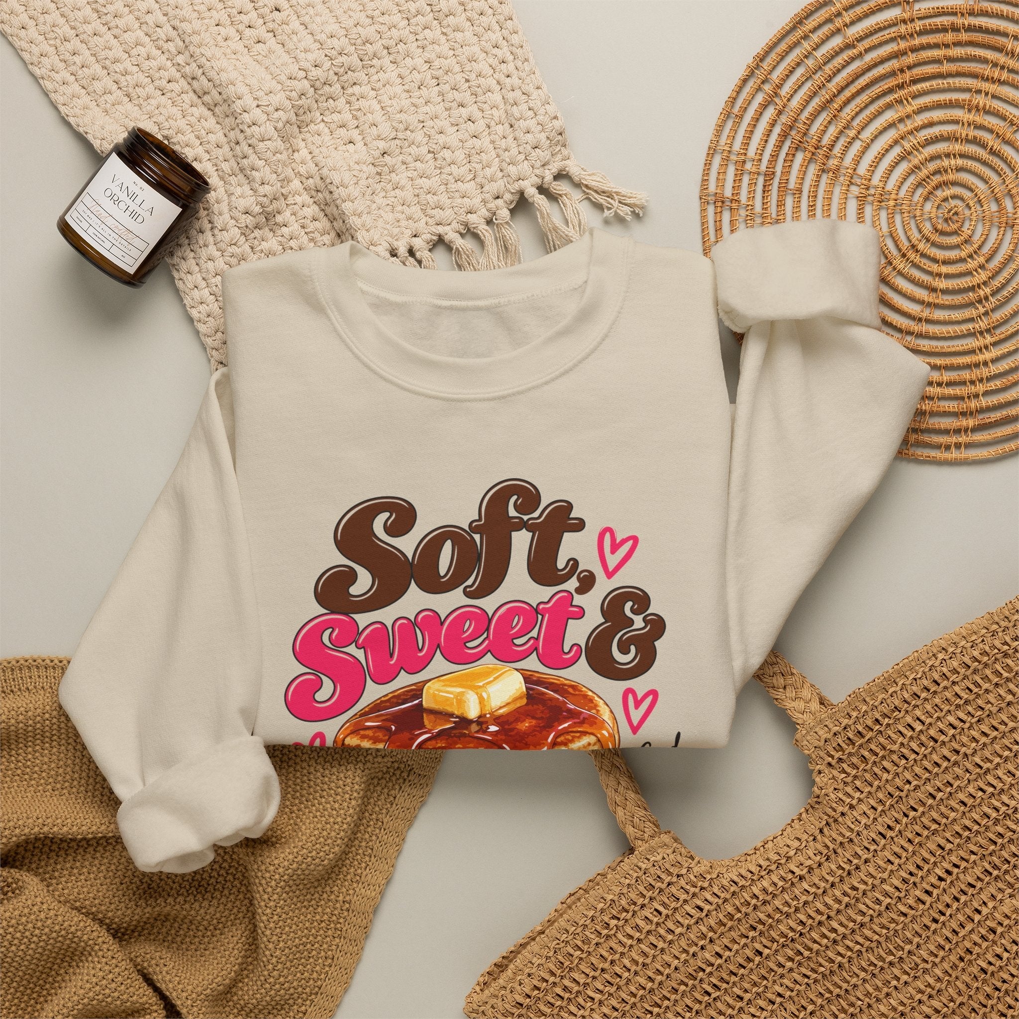 Soft Sweet & Stacked Beautiful Pancake Sweatshirt S-5XL Sweatshirt Printify 