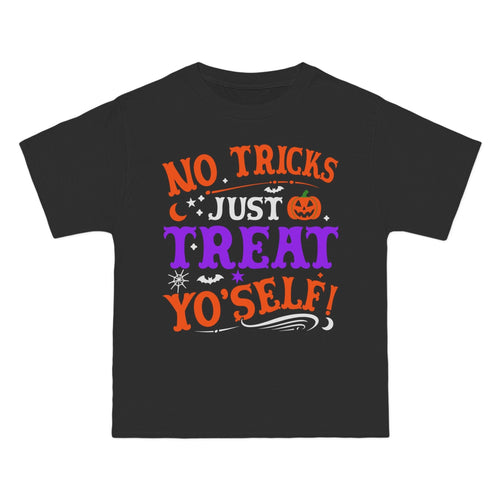 T-Shirt No Ticks Just Treat Yourself Halloween Size 6XL T-Shirt Printify Black S 