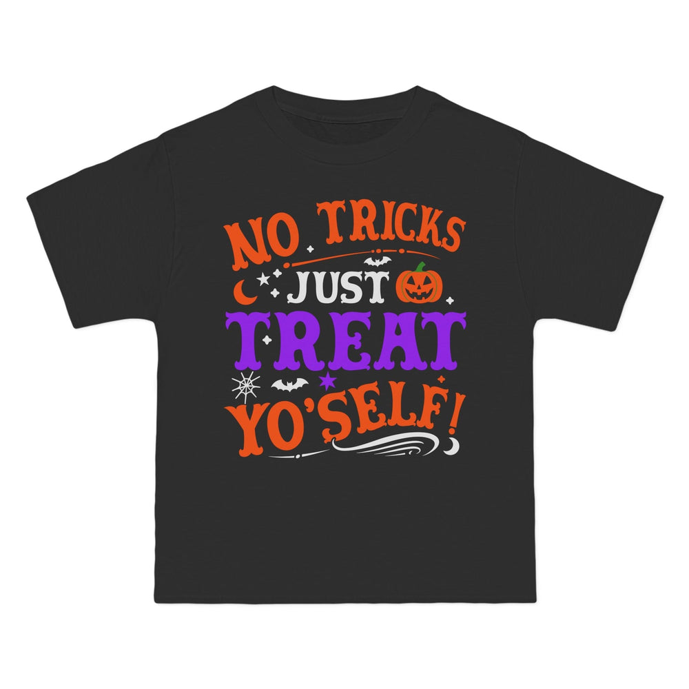 T-Shirt No Ticks Just Treat Yourself Halloween Size 6XL T-Shirt Printify Black S 