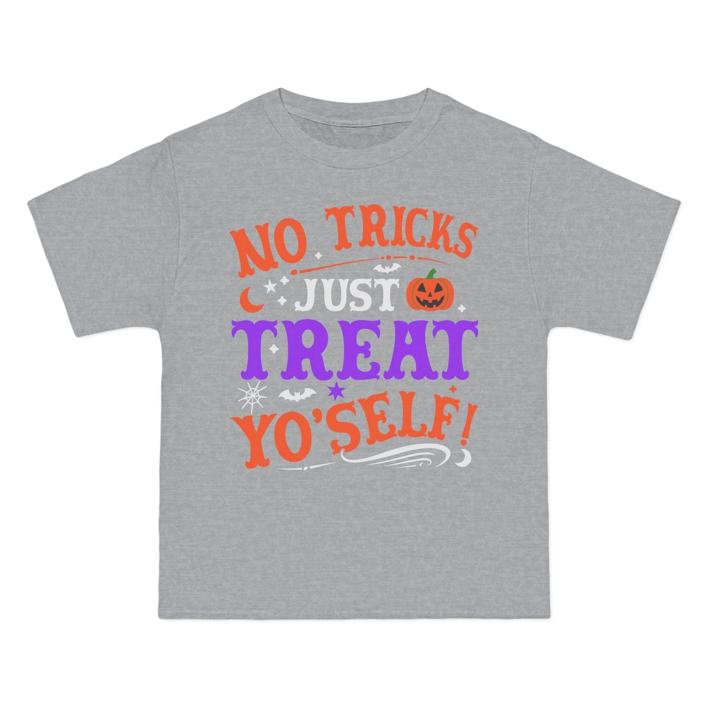 T-Shirt No Ticks Just Treat Yourself Halloween Size 6XL T-Shirt Printify Light Steel S 