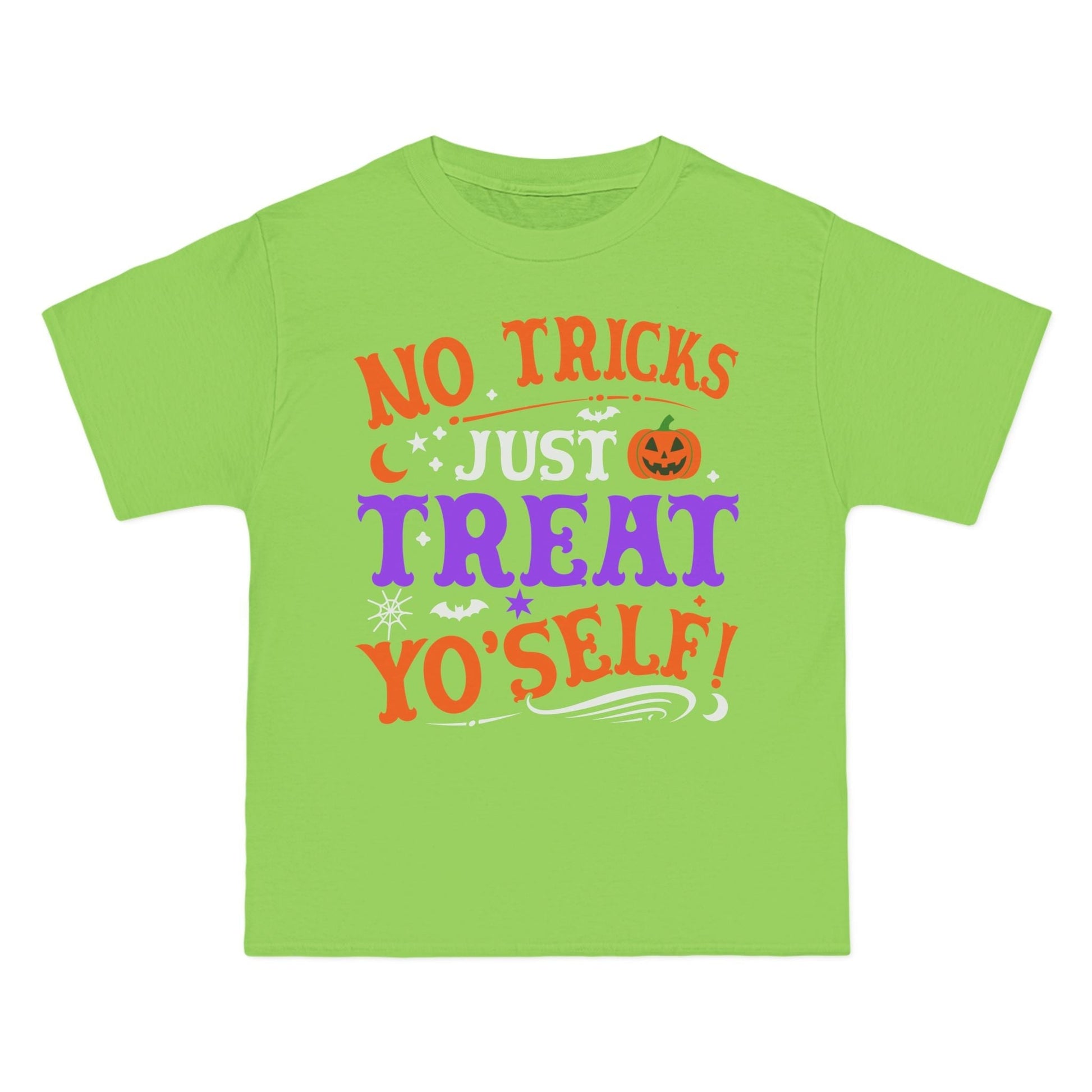 T-Shirt No Ticks Just Treat Yourself Halloween Size 6XL T-Shirt Printify Lime S 