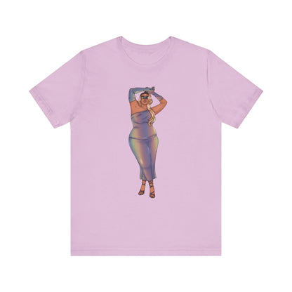 Tazah Unisex Classic Comfort Tee S-4XL - Show Off Your Fluff Collection T-Shirt Printify Lilac XS 