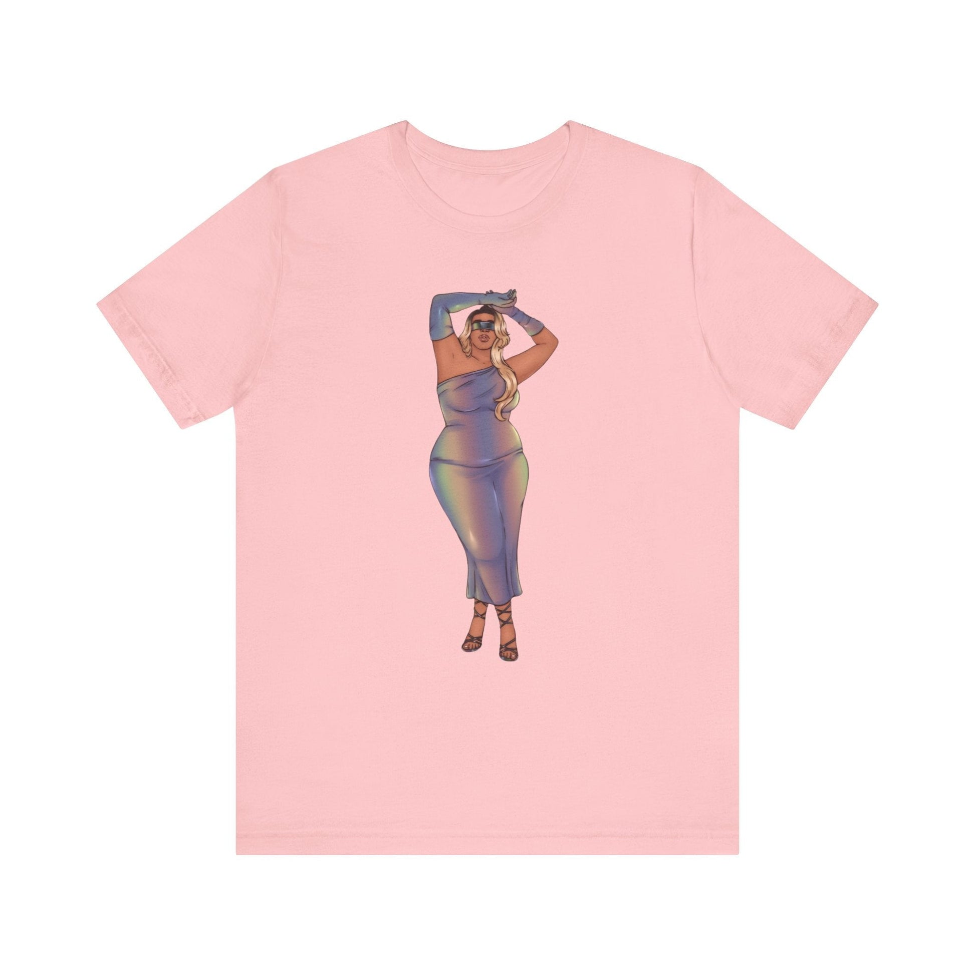 Tazah Unisex Classic Comfort Tee S-4XL - Show Off Your Fluff Collection T-Shirt Printify Pink XS 