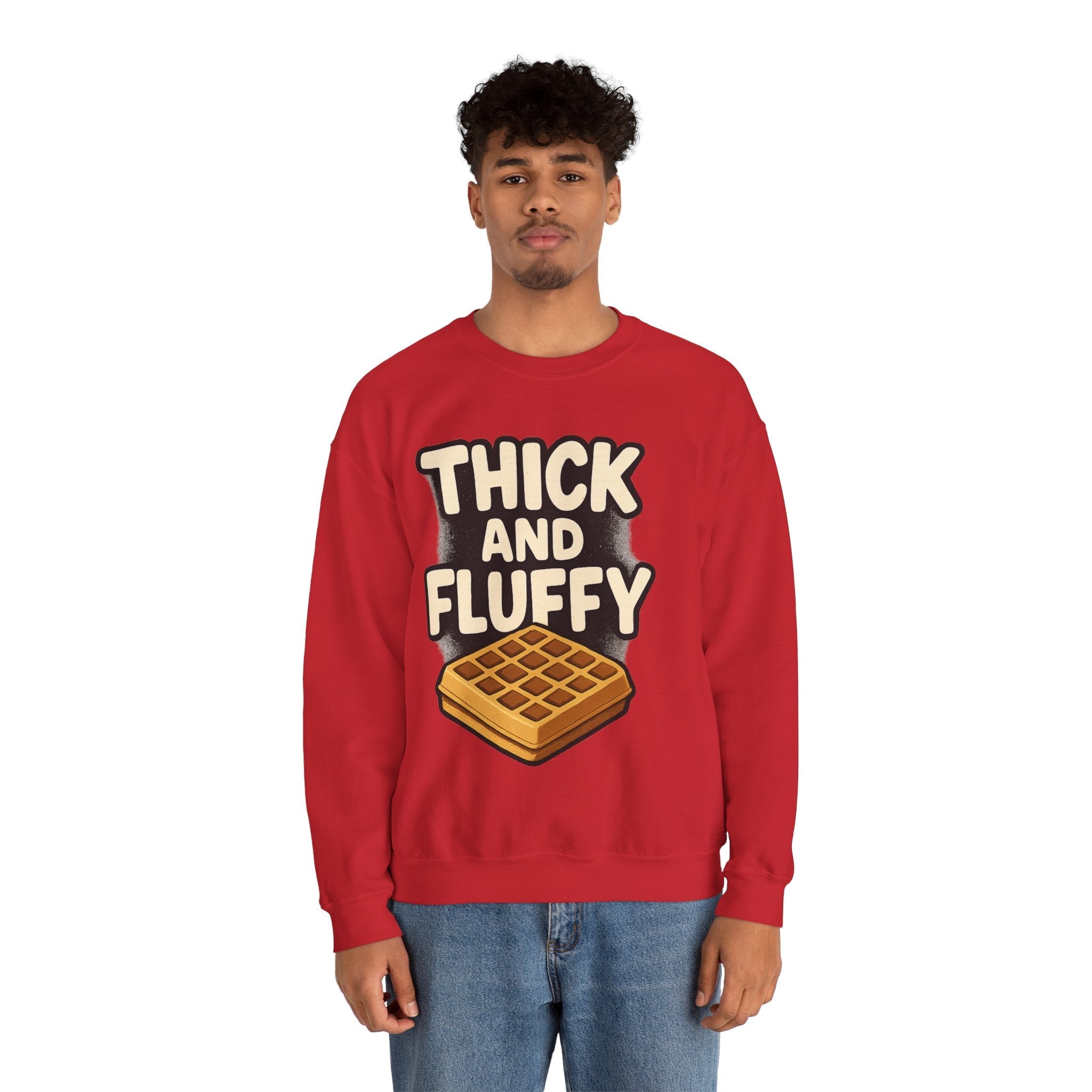 Thick and Fluffy Unisex Heavy Blend™ Crewneck Sweatshirt Sweatshirt Printify 