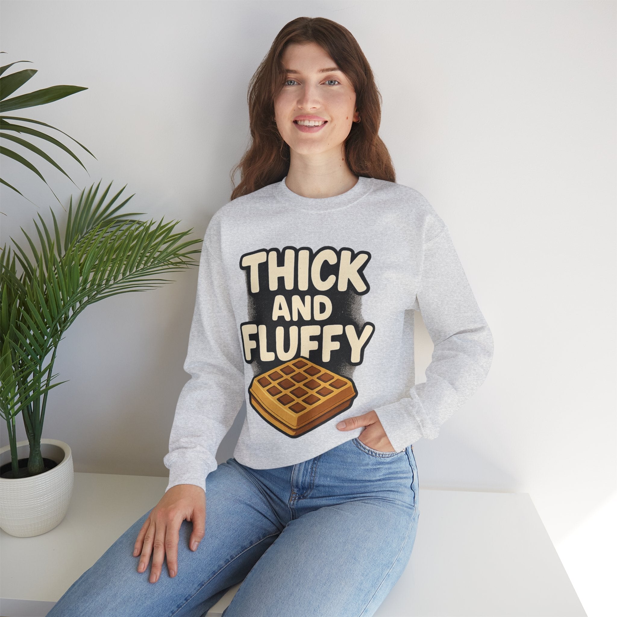 Thick and Fluffy Unisex Heavy Blend™ Crewneck Sweatshirt Sweatshirt Printify 