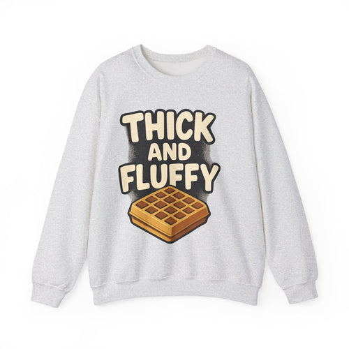 Thick and Fluffy Unisex Heavy Blend™ Crewneck Sweatshirt Sweatshirt Printify S Ash 